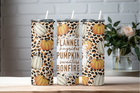 Flannels pumpkins bonfires