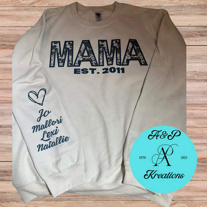 Mama Cow personalized Crewneck