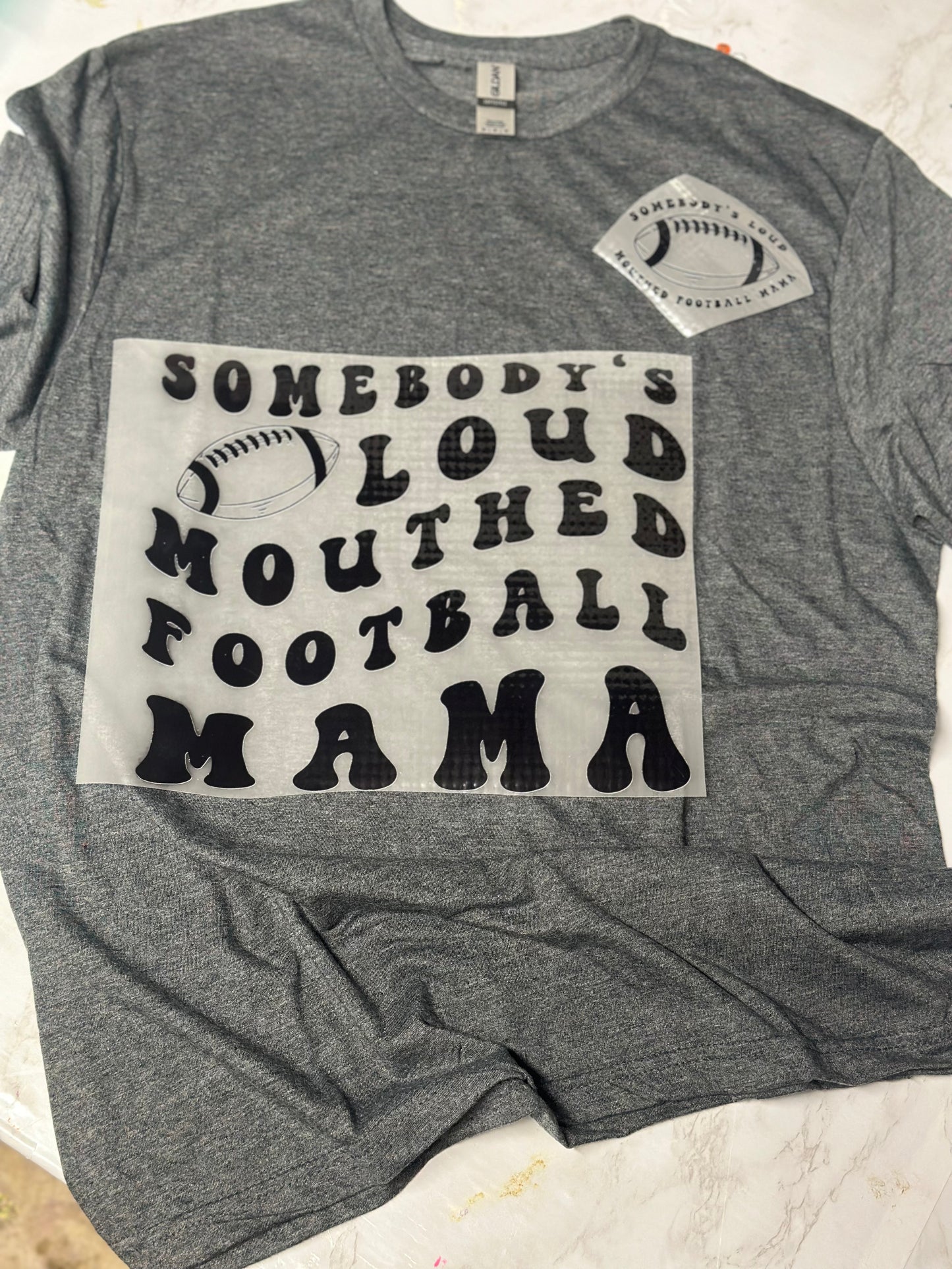 Someone's loudmouth football Mama