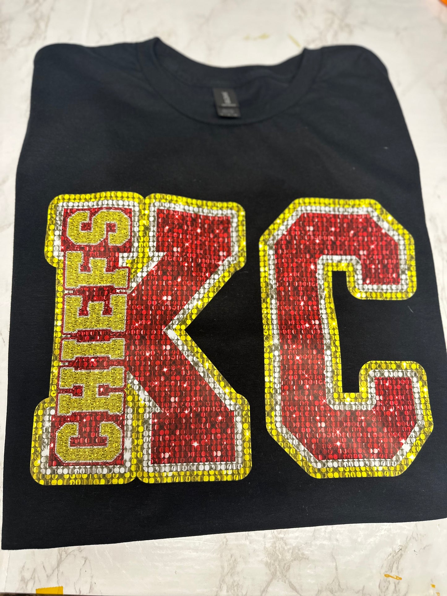 KC Rhinestone Tee