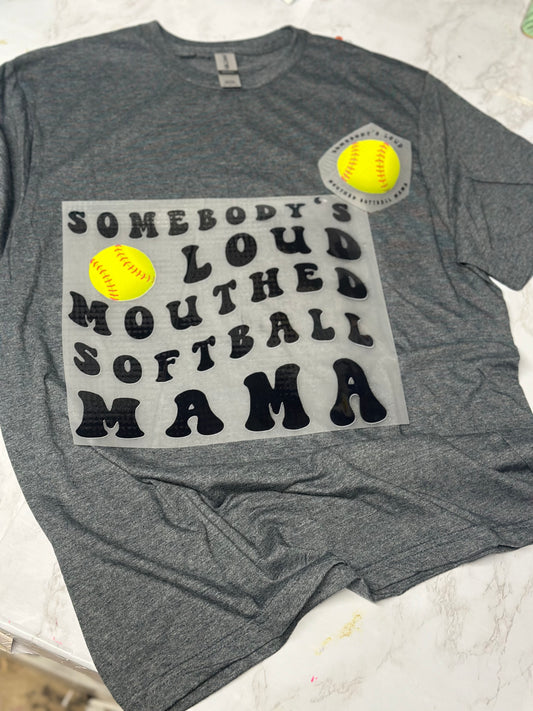 Someone's loudmouth softball Mama