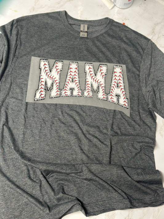 Mama baseball letters