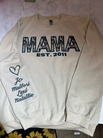 Mama Cow personalized Crewneck