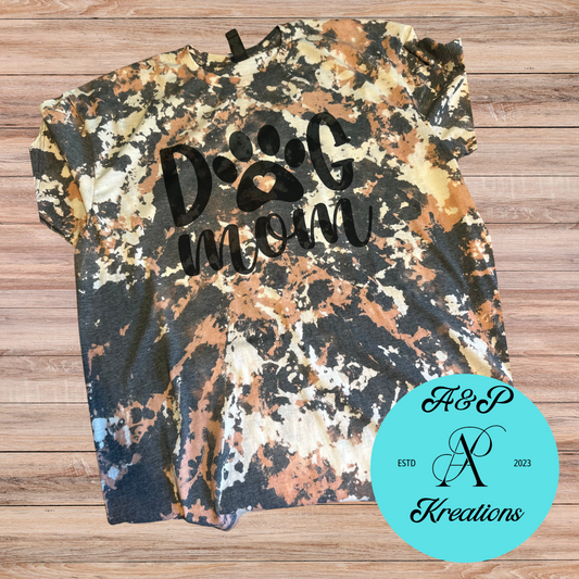 Dog Mom Cowhide